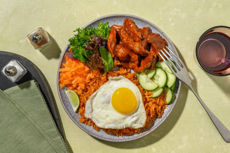 Le lôc lac Végé : émincés veggie à la cambodgienne