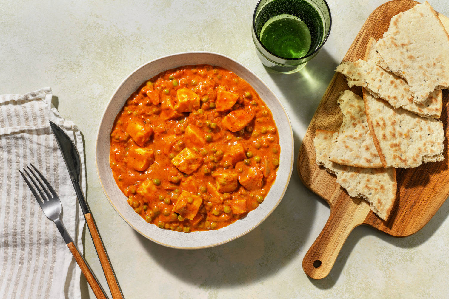 Green Pea Double Paneer