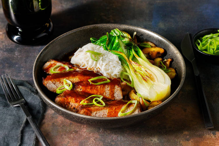 Tagliata di manzo alla coreana in salsa Ganjang