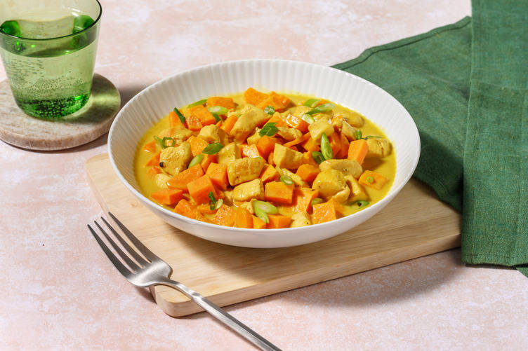 Retour en douceur : curry jaune de dinde