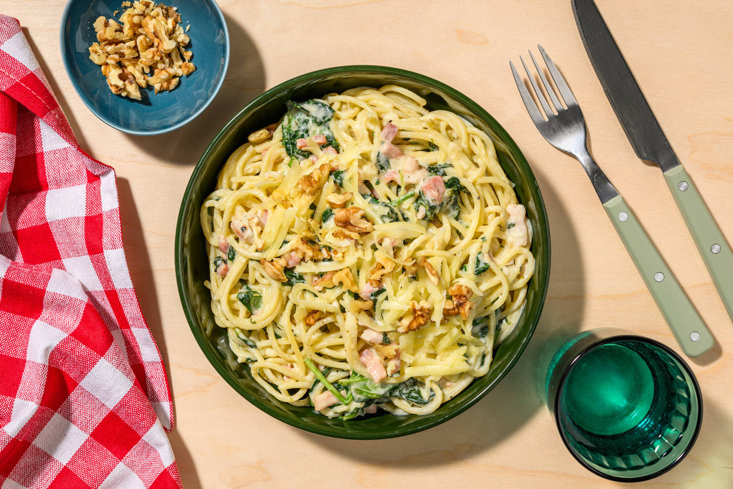 Pâtes montagnardes au cantal AOP & lardons