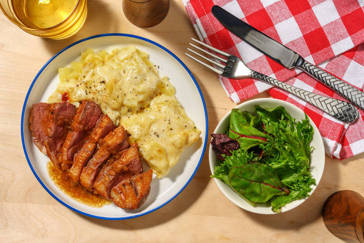 Cap au Sud-Ouest : canard & gratin dauphinois