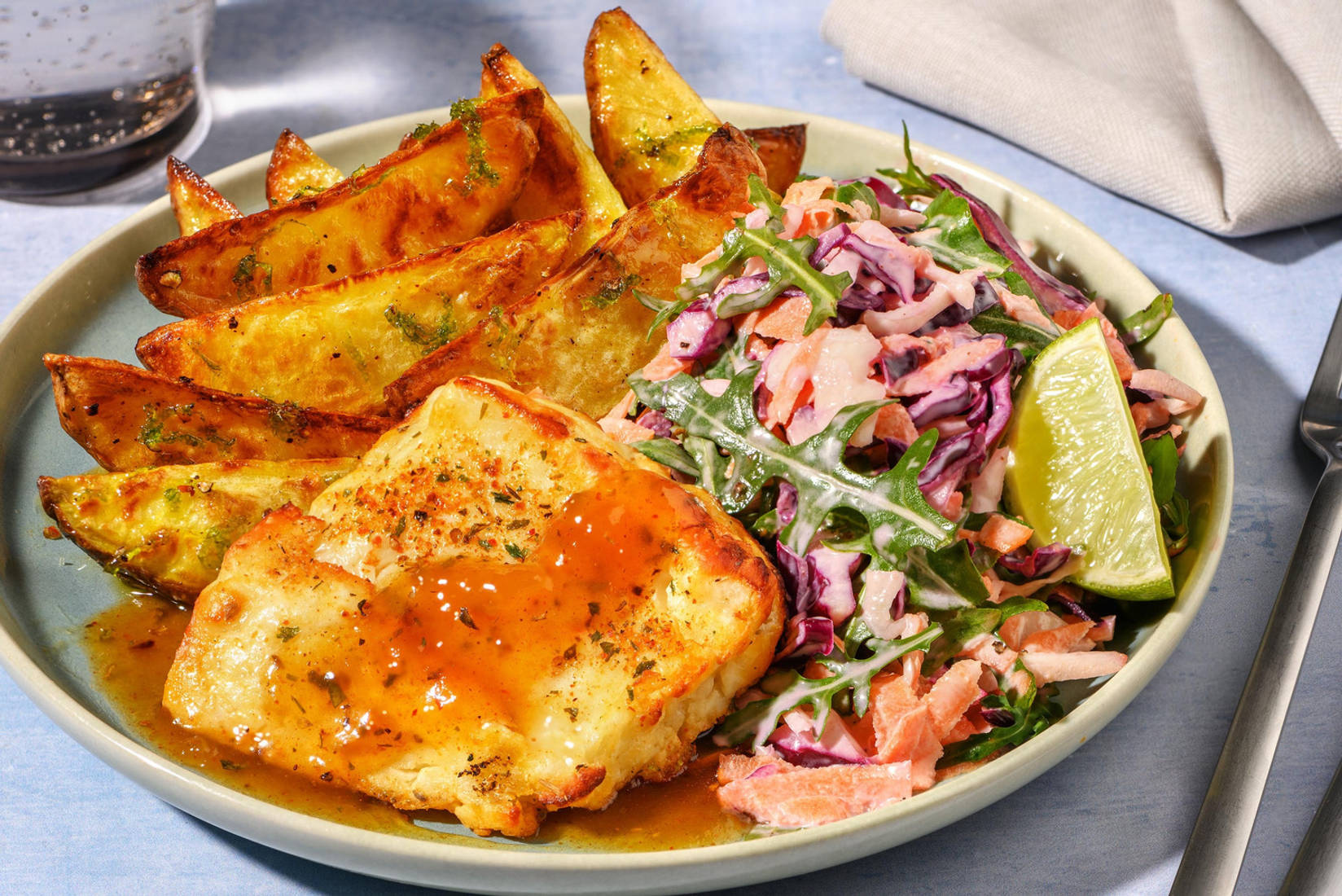 Caribbean Style Jerk Halloumi Steaks