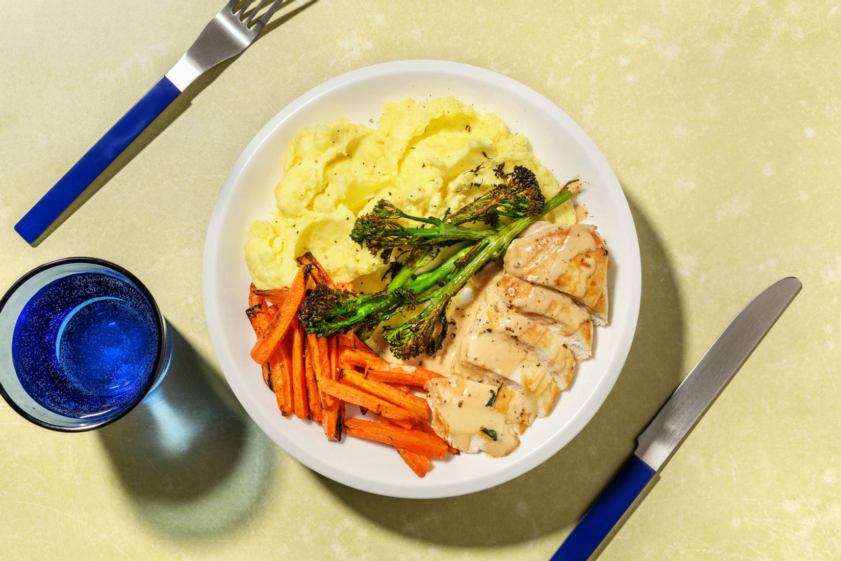 Chicken in Creamy Peppercorn Sauce