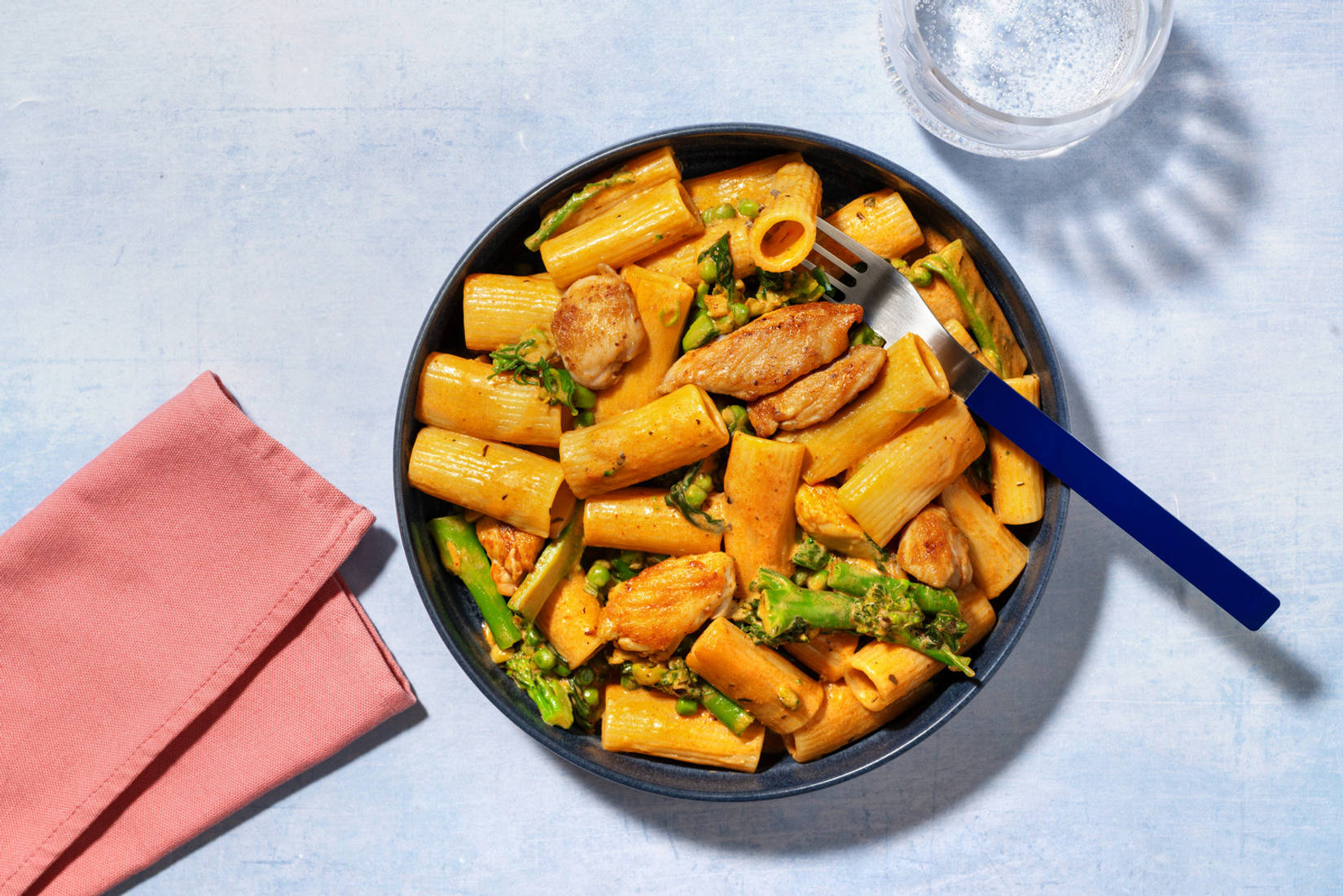 Spicy Cajun Chicken, Tomato & Super Greens Rigatoni
