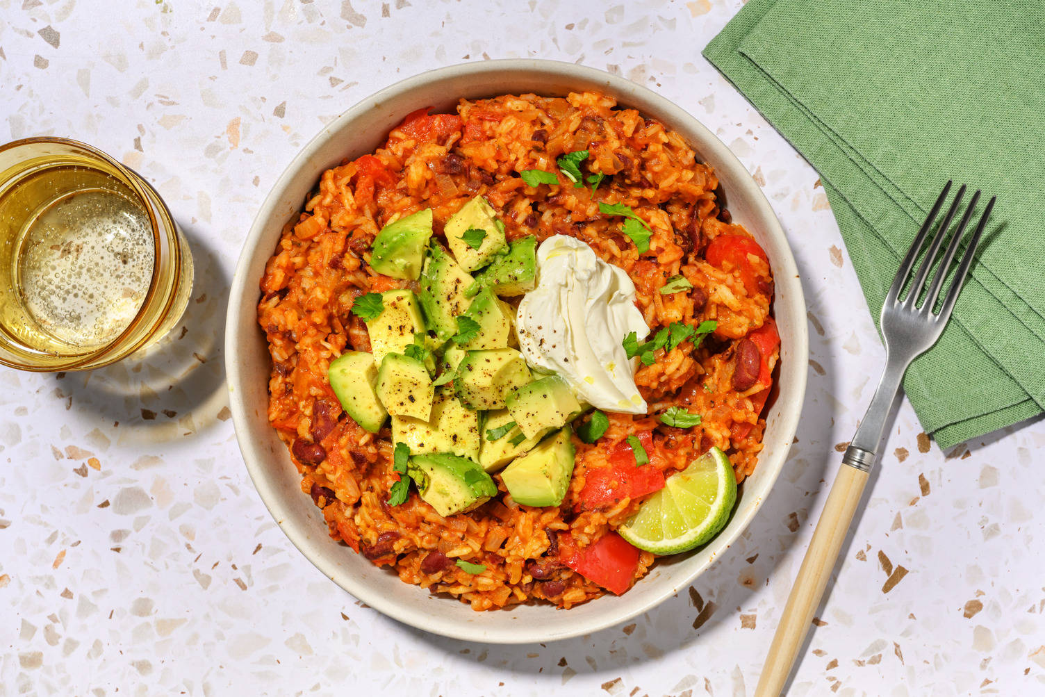 Chilli non Carne Rice Jumble