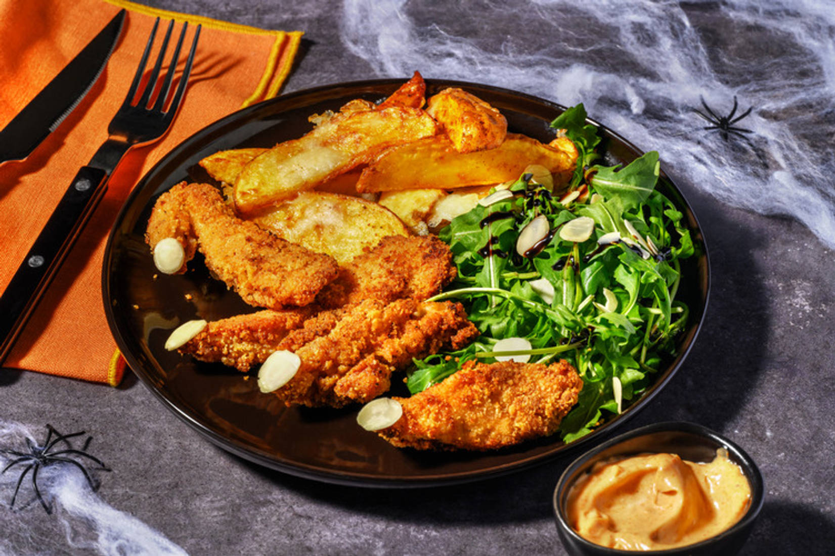 Halloween Chicken Fingers