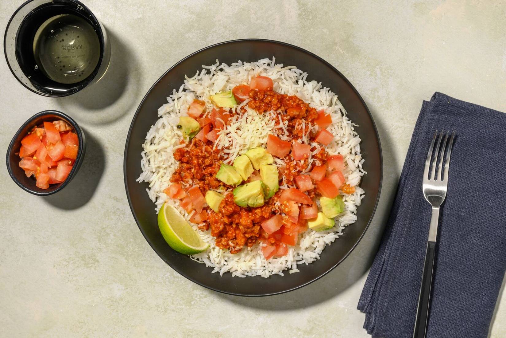 Speedy Cajun Beef Rice Bowl
