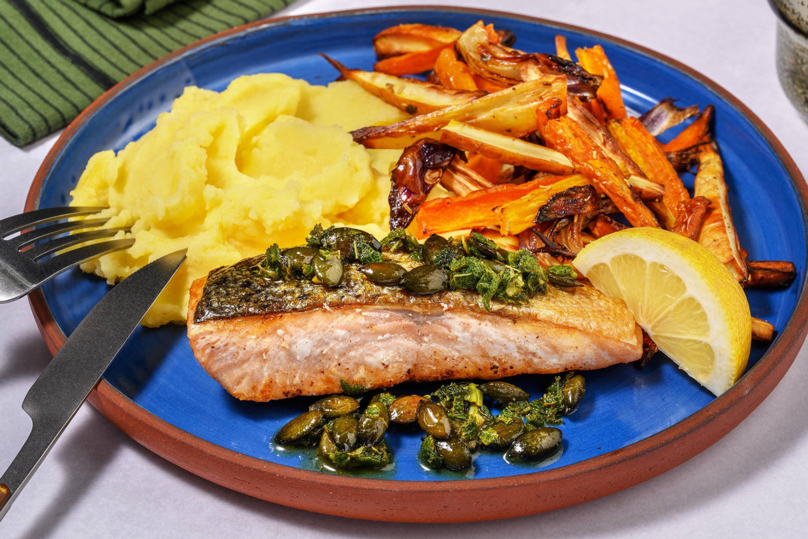 Saumon au beurre de sauge citronné