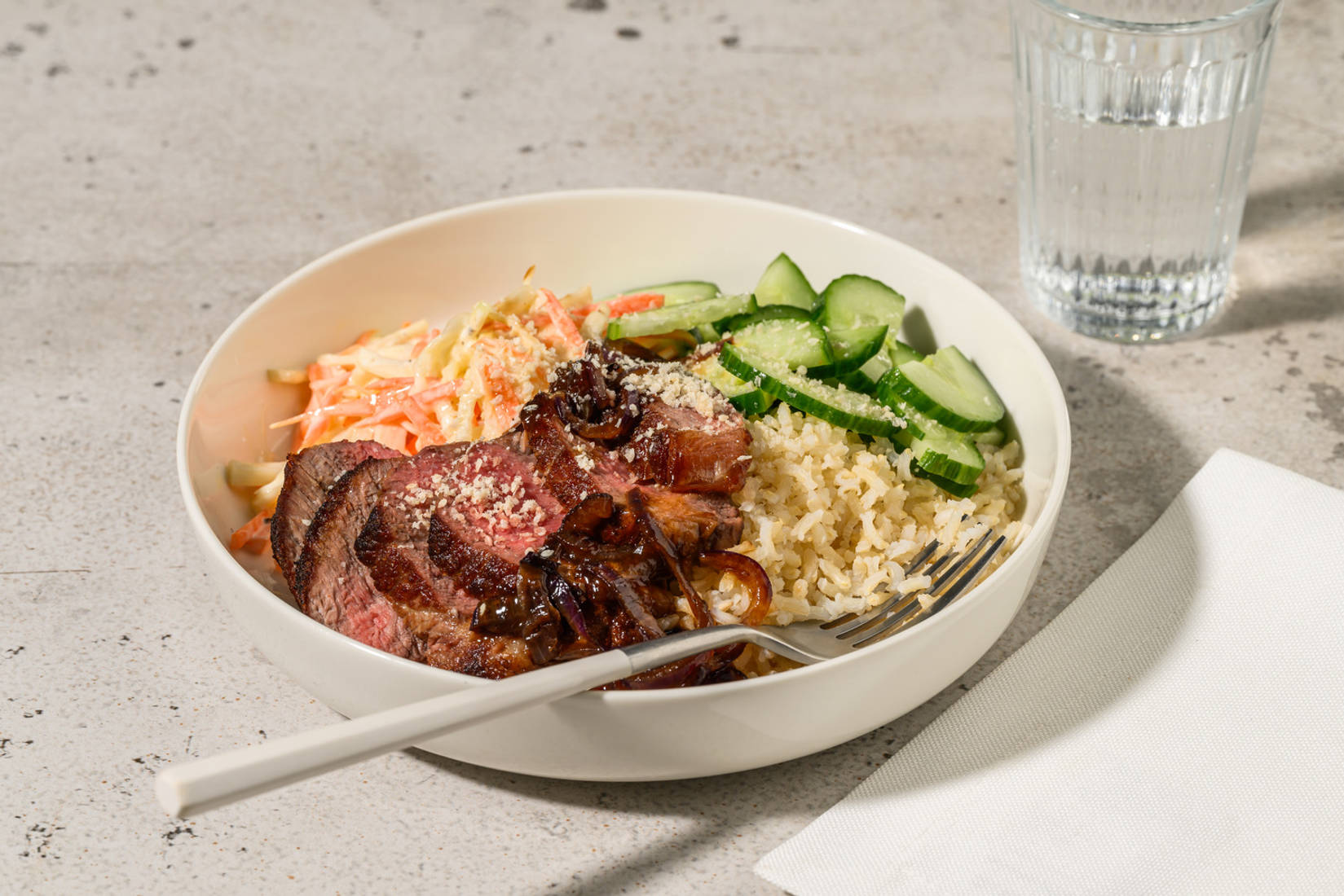 Bulgogibowl met steak