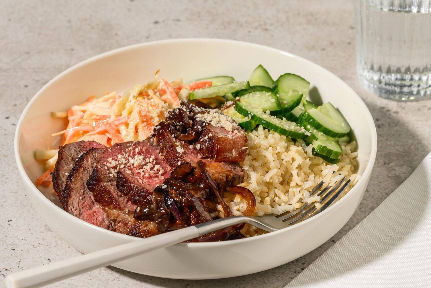 Bulgogibowl met steak