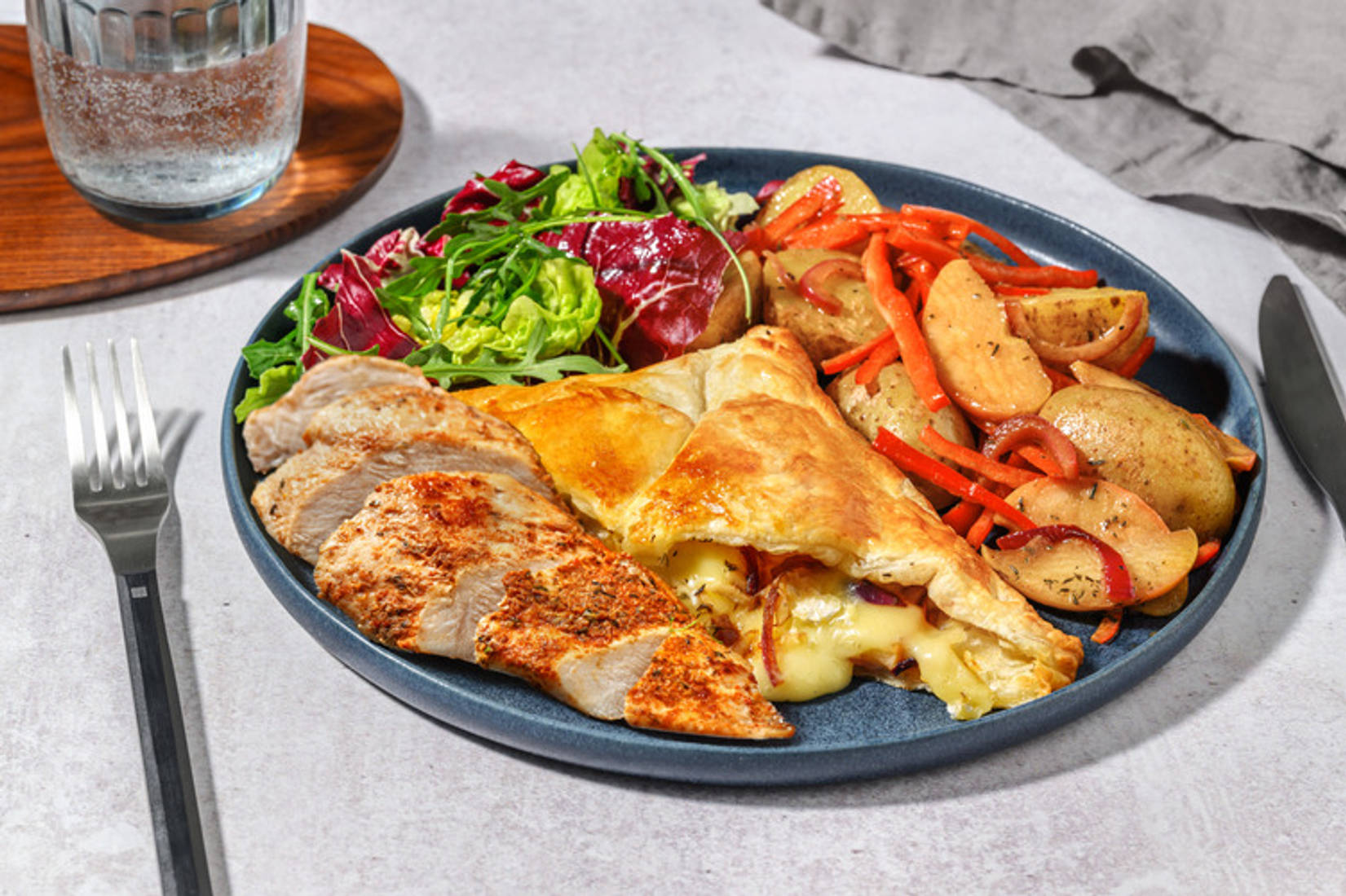  Camembert En Croûte mit extra Bio-Hähnchen