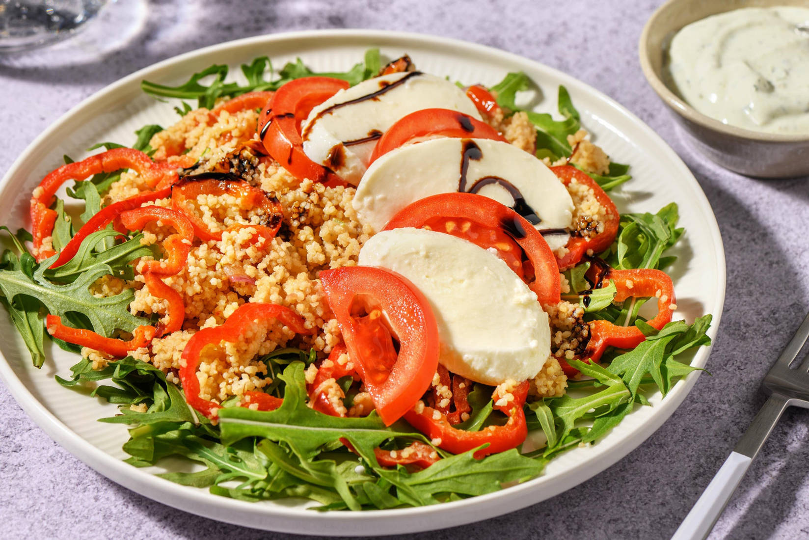 Couscous-Salat alla Caprese