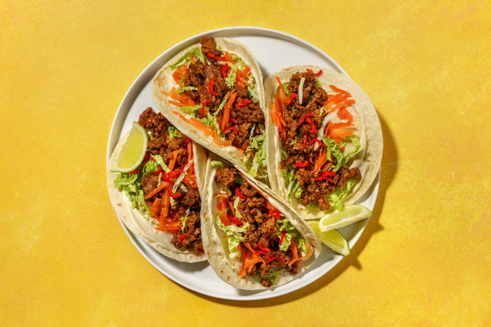 Snabba japanska blandfärstacos