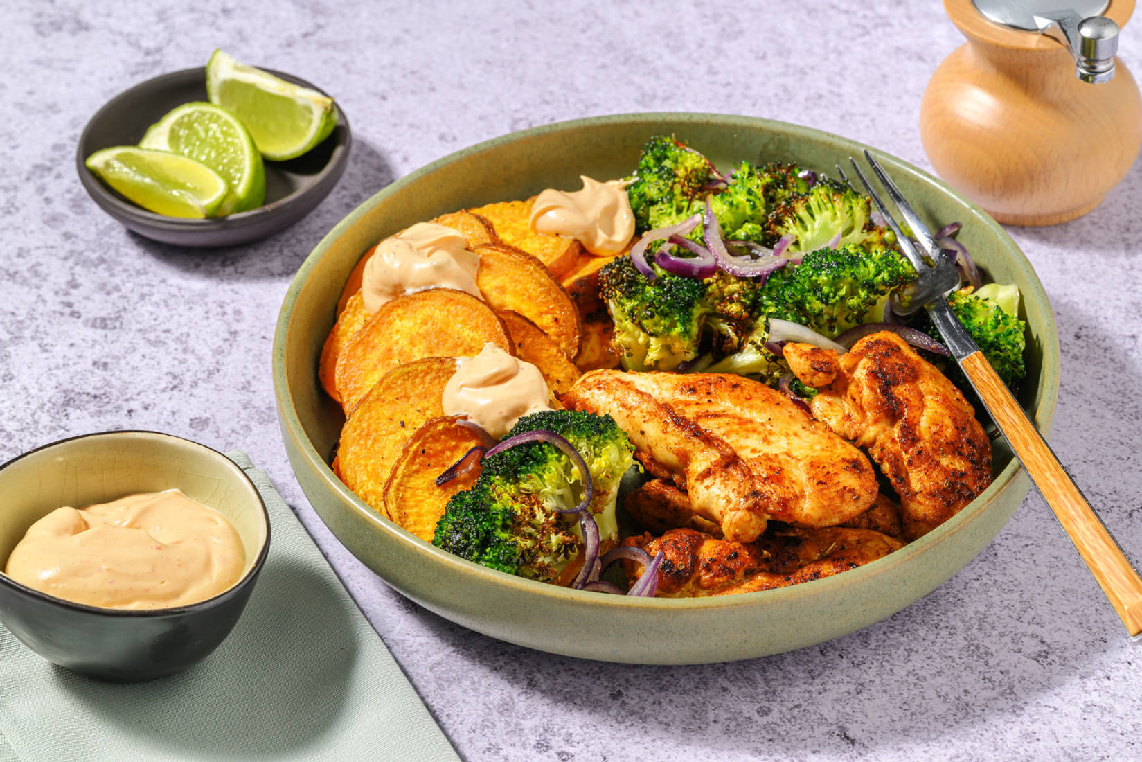 Piri Piri-Poulet aus dem Ofen