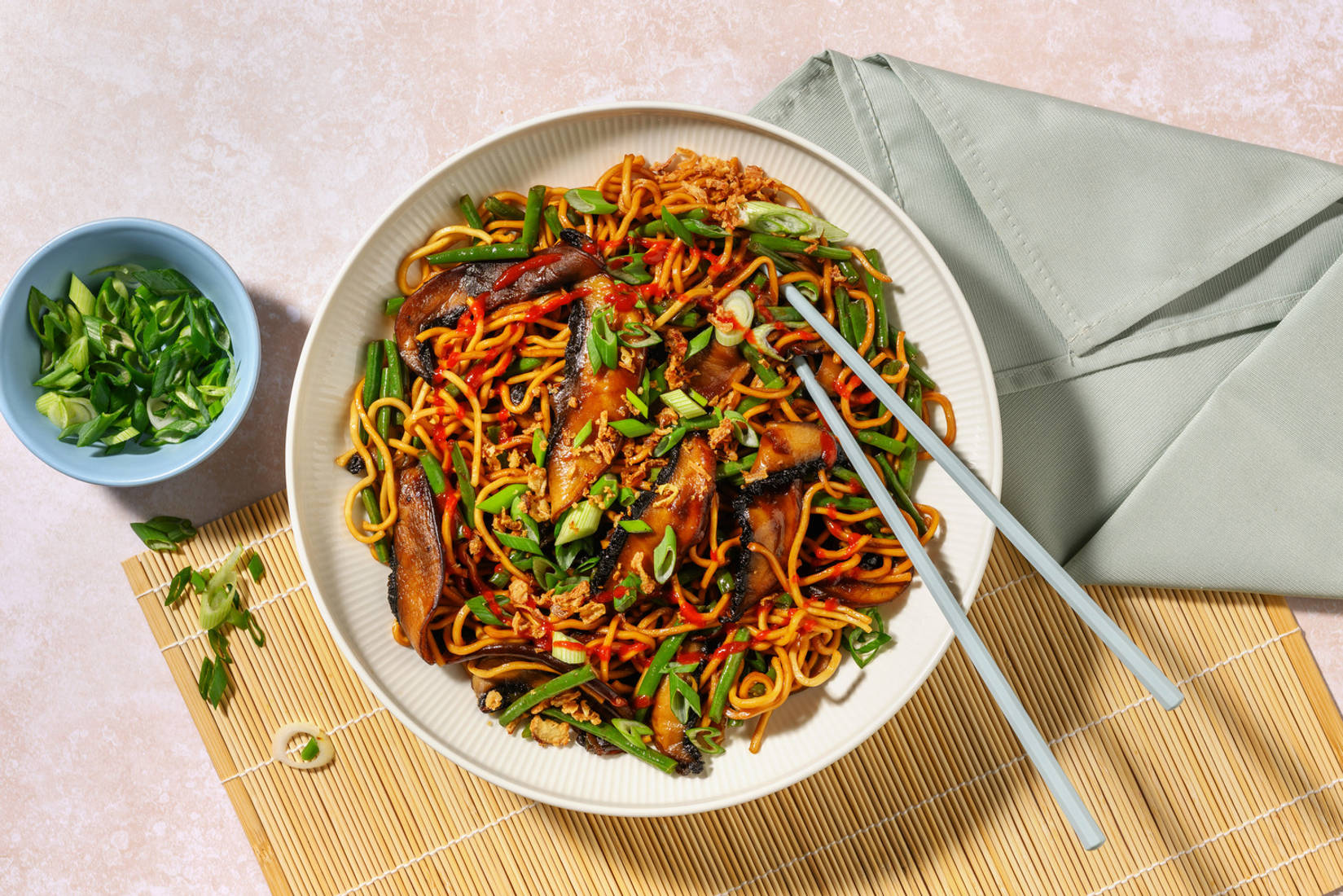 Yi Mein Inspired Longevity Noodles