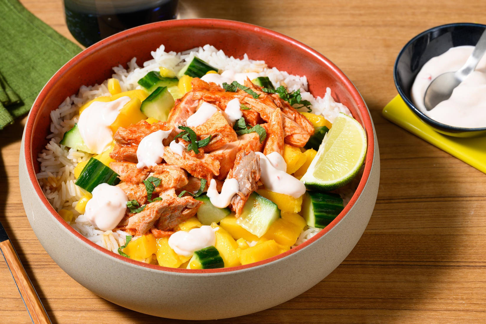 Poké bowl de Paddington avec saumon