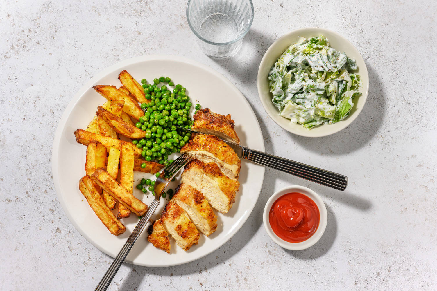 Peri Peri Spiced Chicken and Chips