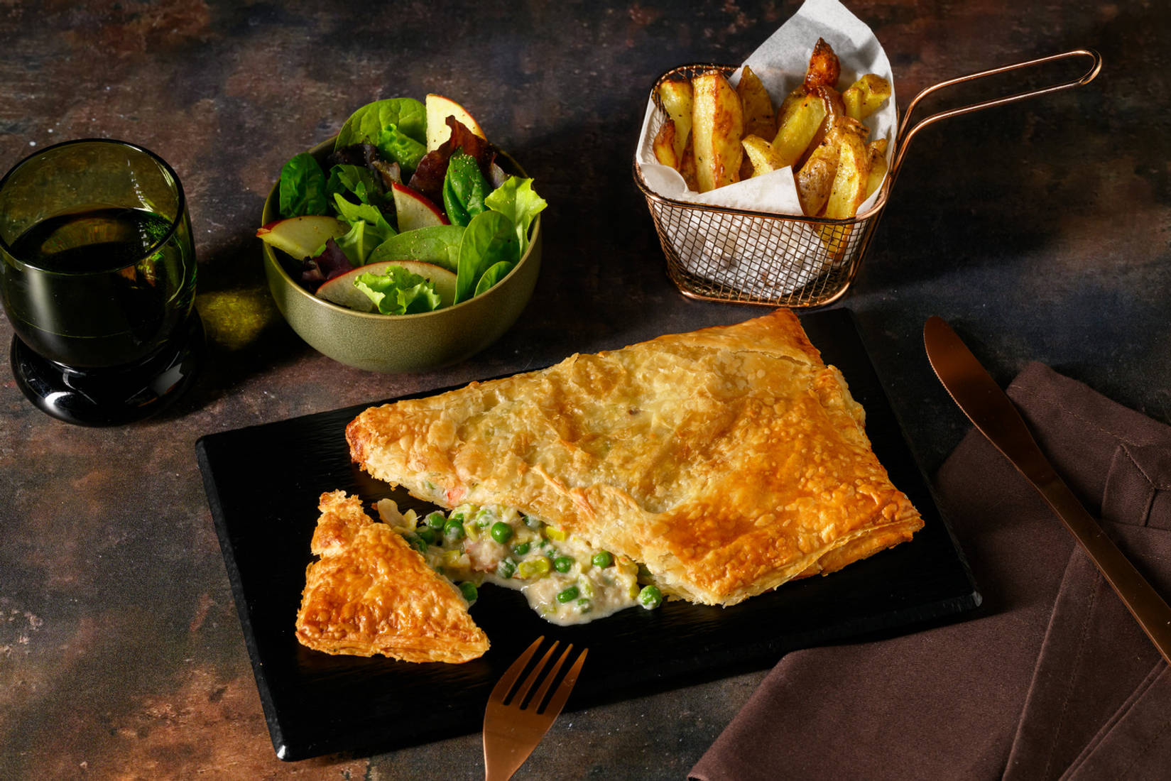 Cornish Style Cheesy Orkney Crab Puff Pasty