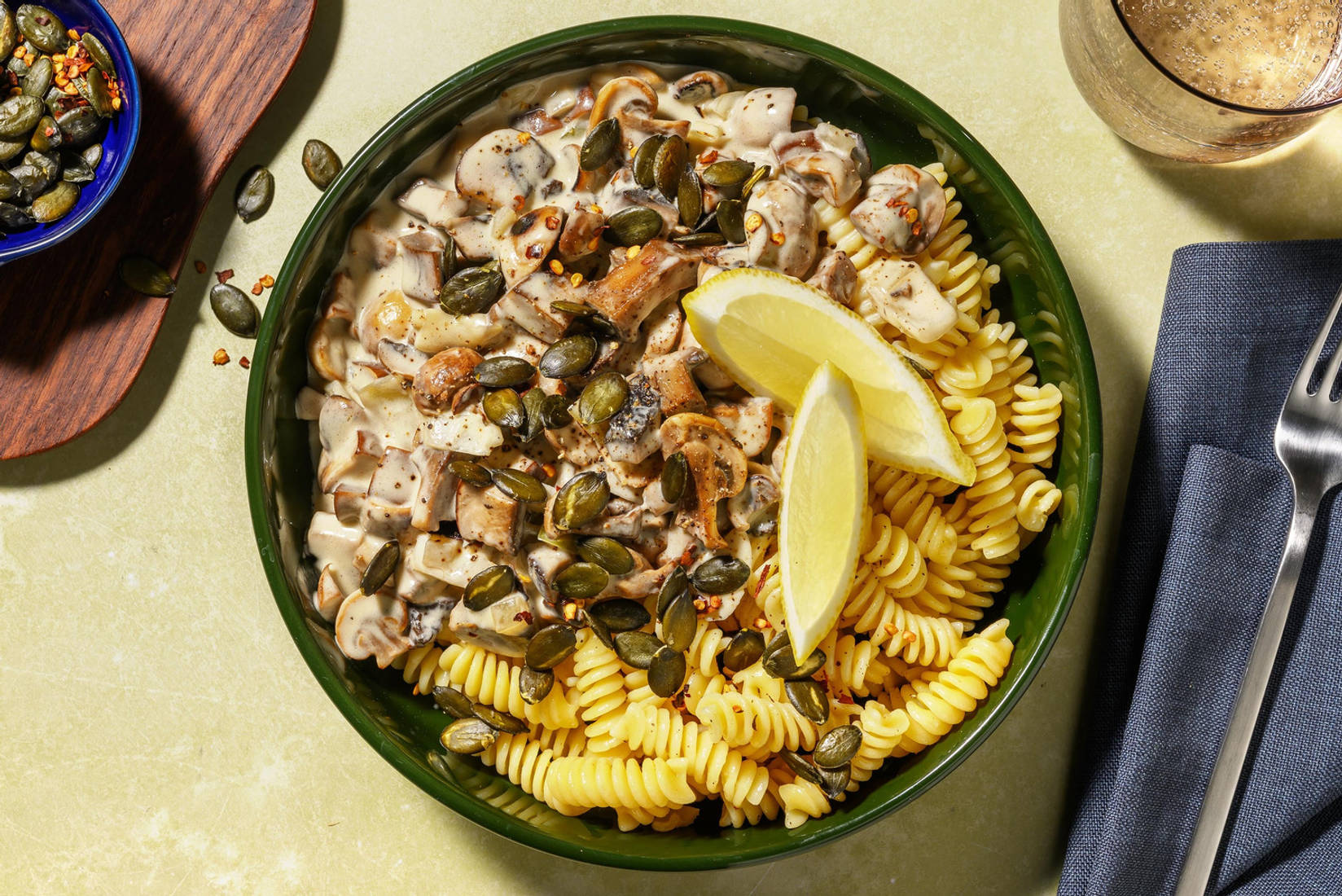 Veganes Portobello-Champignon-Stroganoff