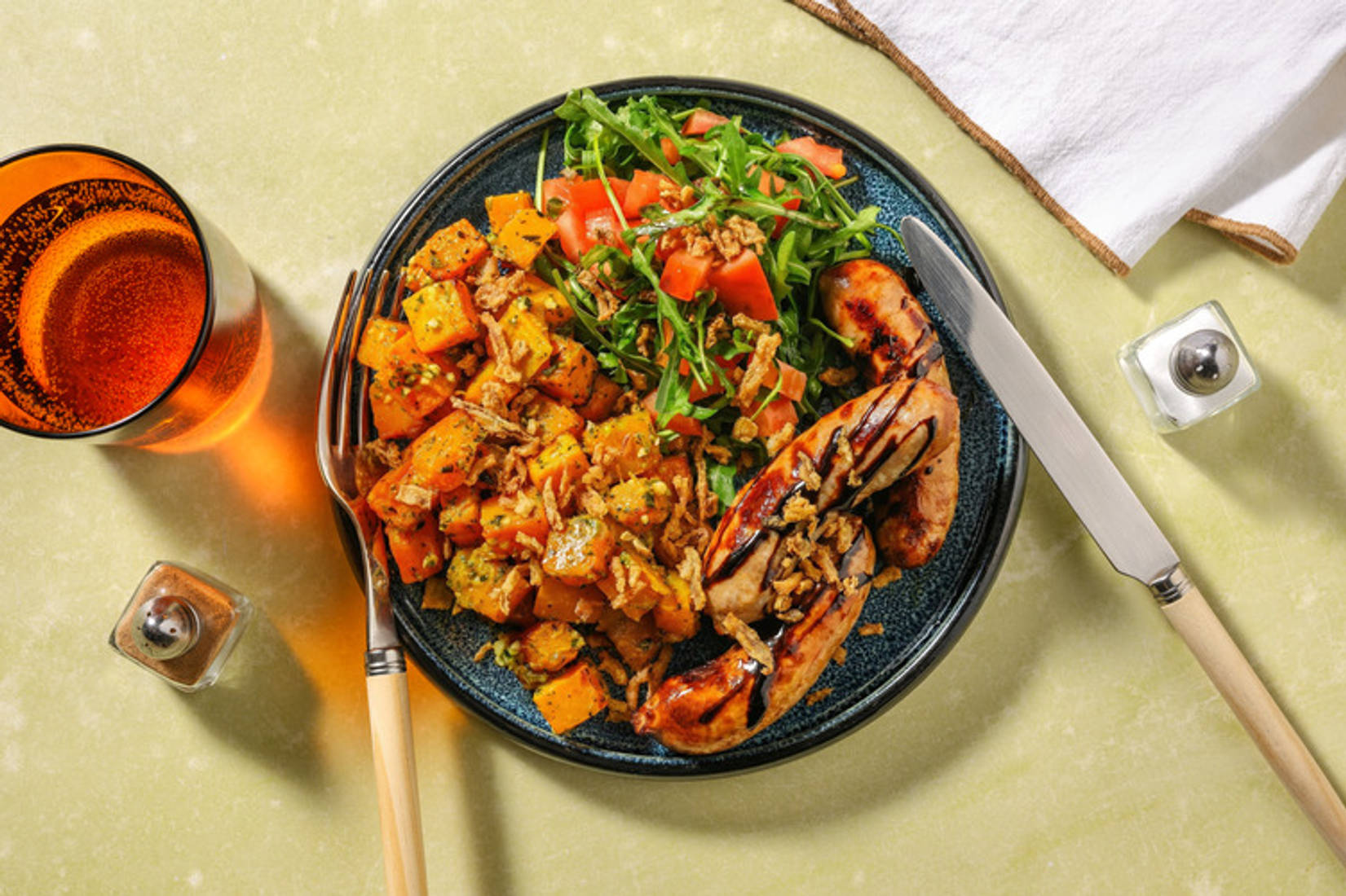 Chicken Breast and Roasted Butternut Squash