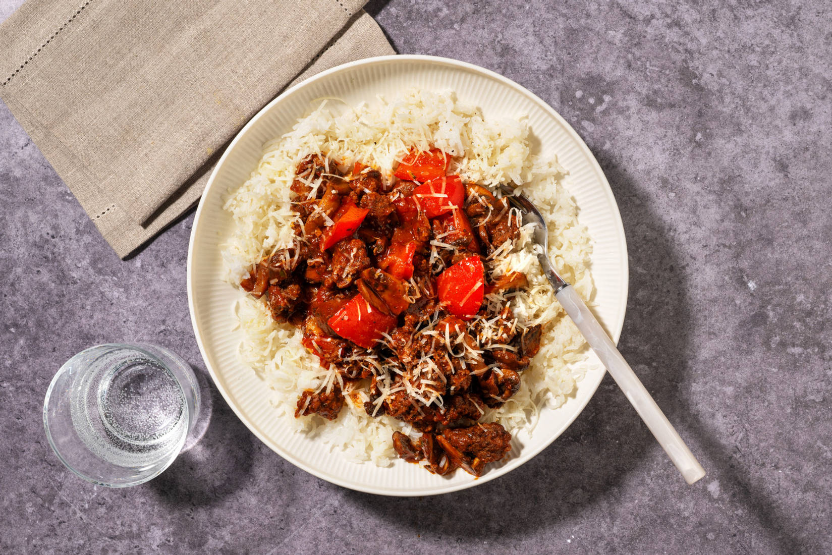 Cheesy Beef Mince Ragu