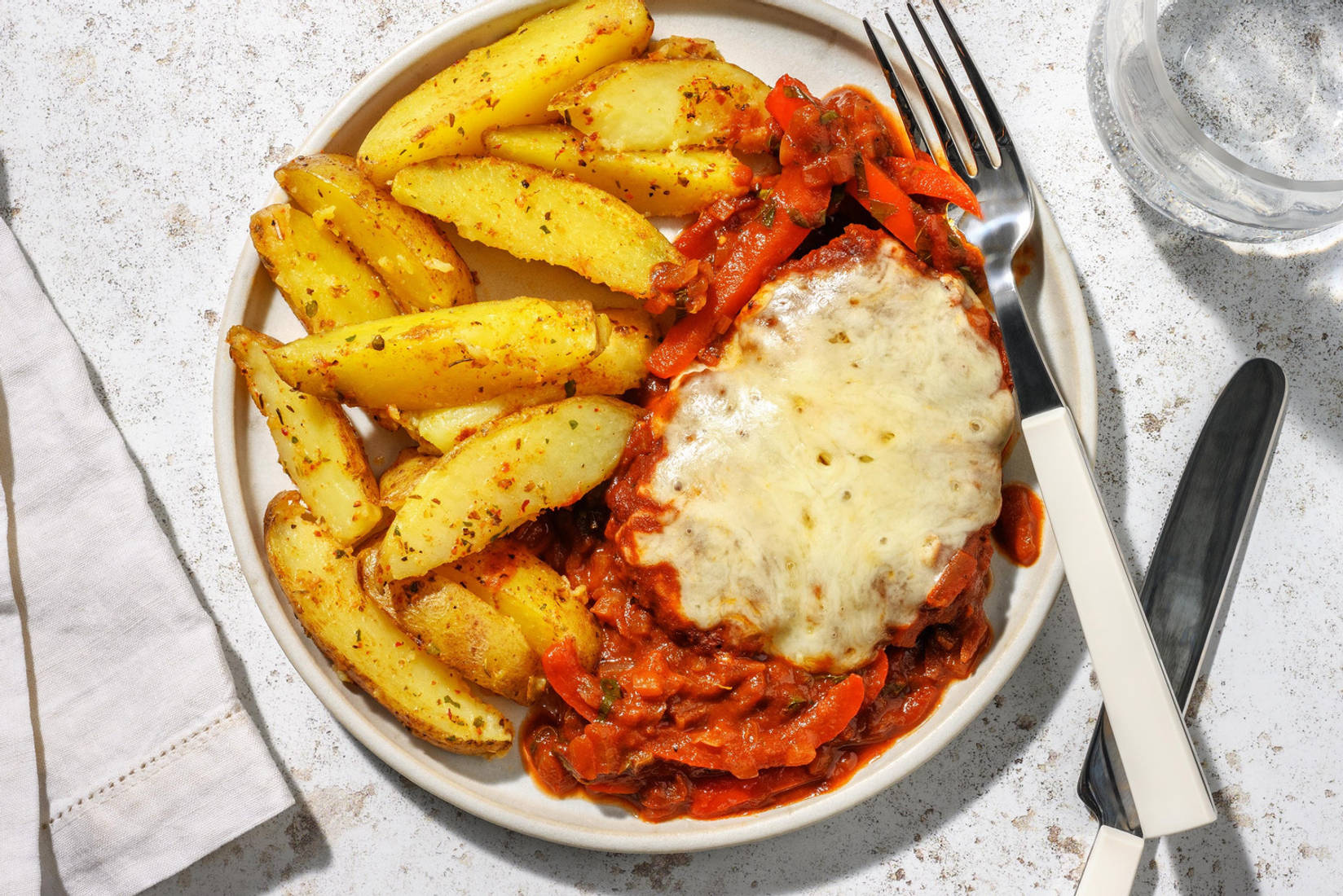 Burger de poulet à l'italienne