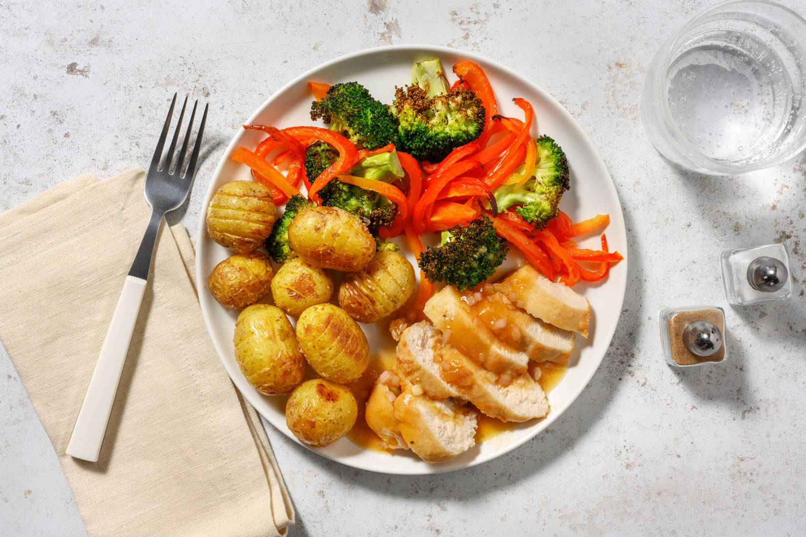 Sticky Apricot Jam Glazed Chicken