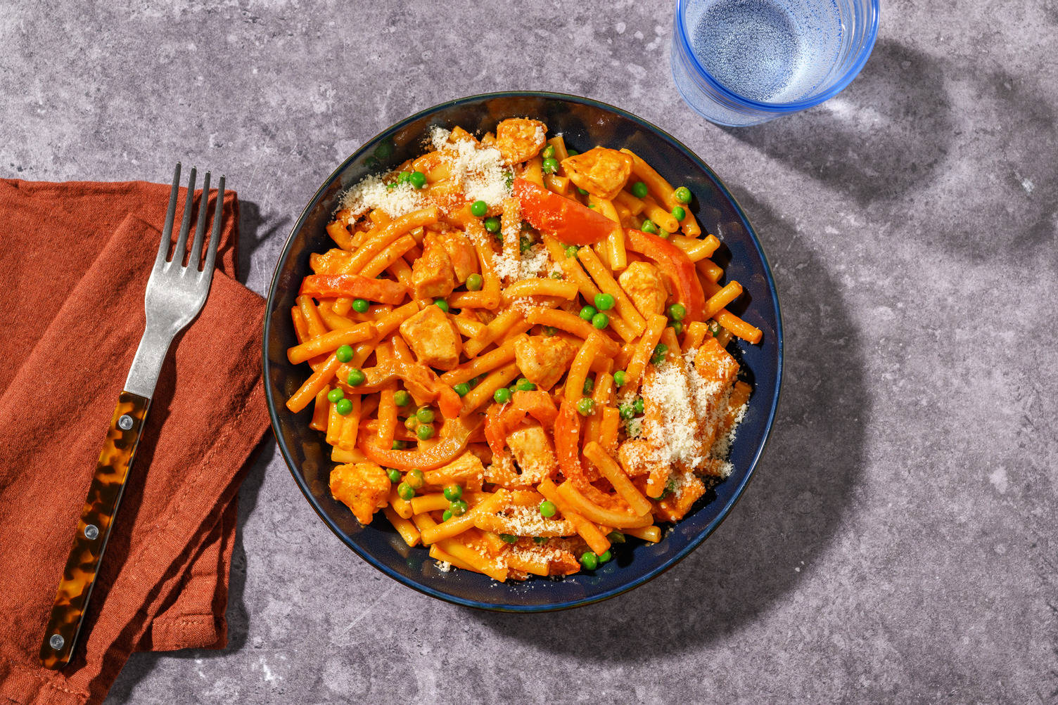 Speedy Spicy Cajun Chicken Macaroni