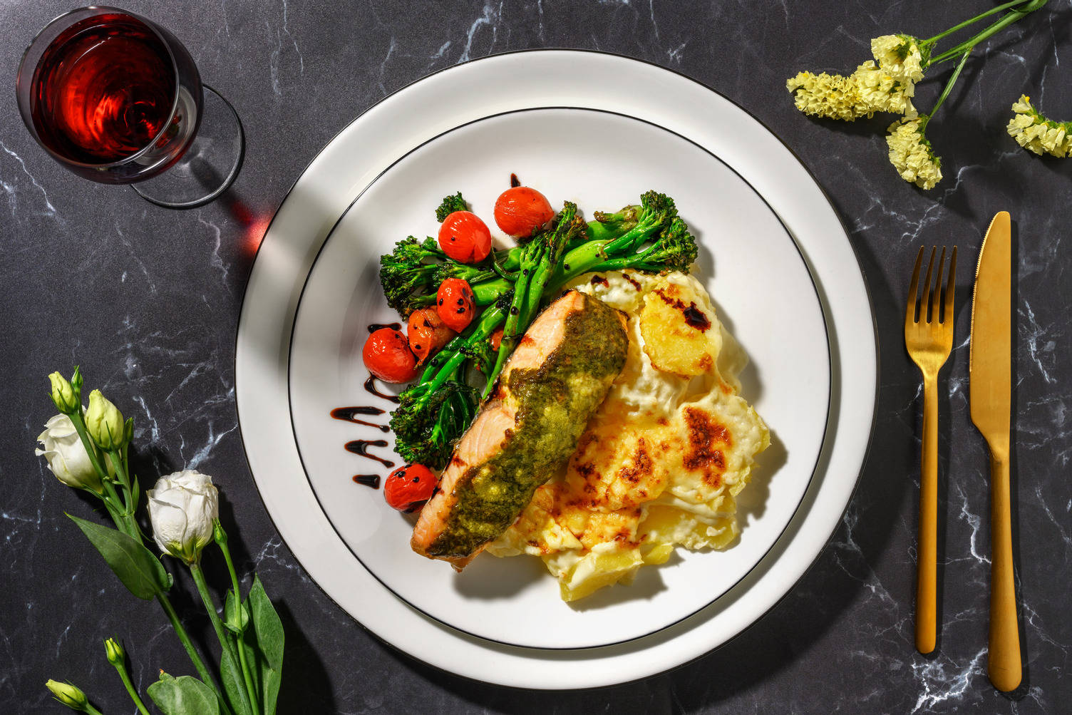 Easy Parmesan Crusted Pesto Salmon