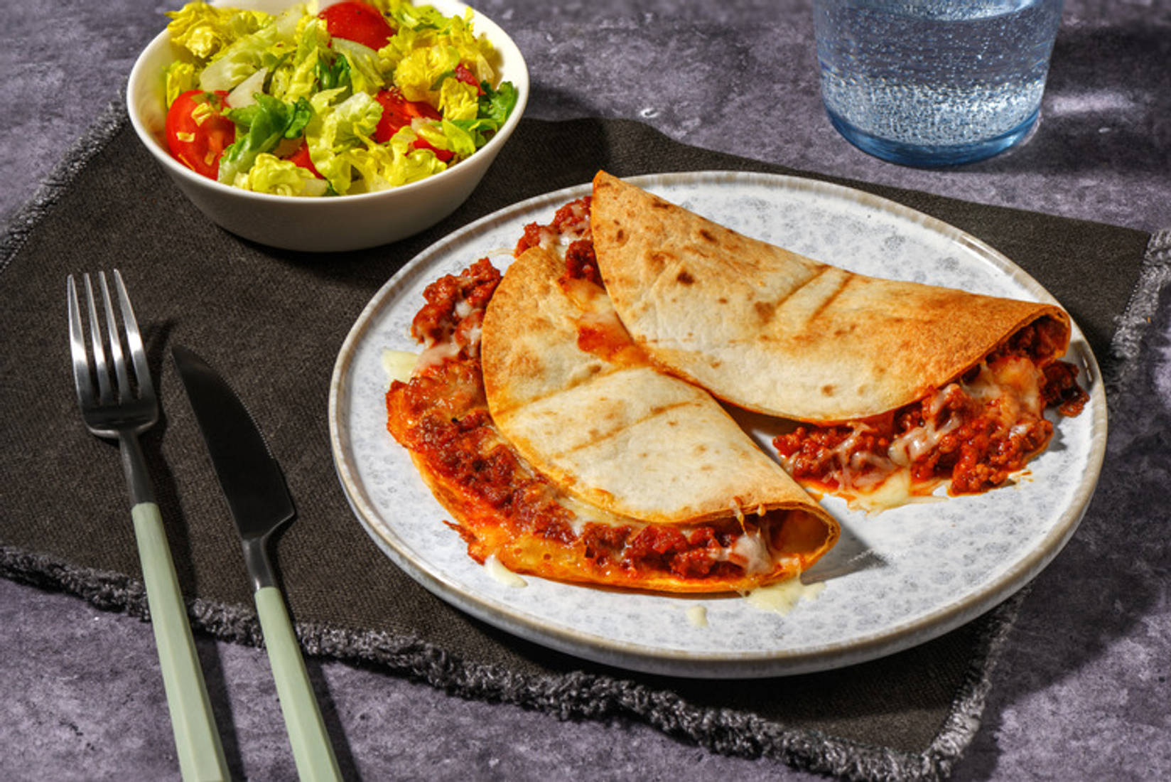 BBQ Beef Quesadillas Rapidas