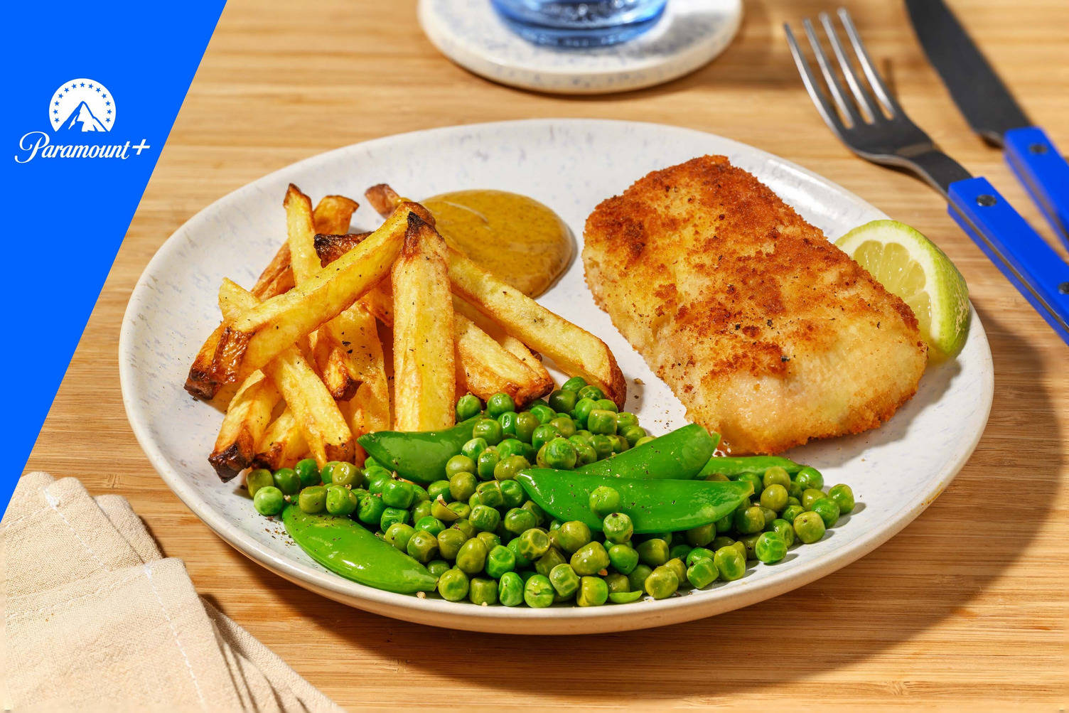 Conrad's Cod, Chips and Curry Mayo