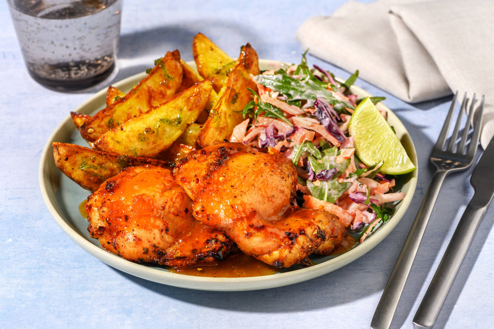 Caribbean Style Jerk Chicken Thighs