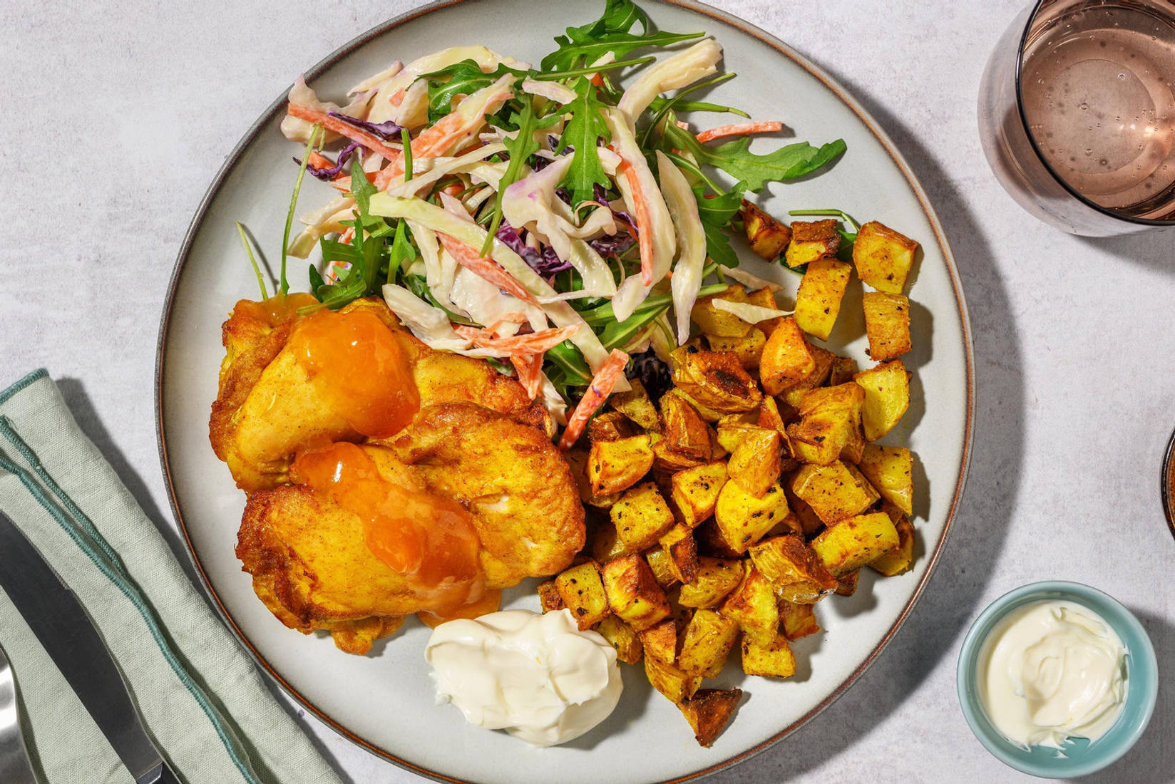 Put Your Feet Up Chicken Korma Traybake