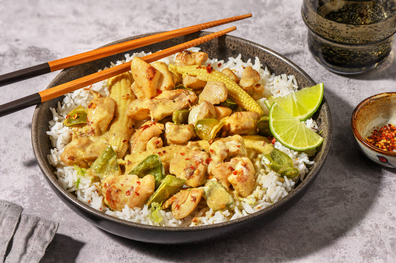 Thai Green Style Chicken Thigh Curry