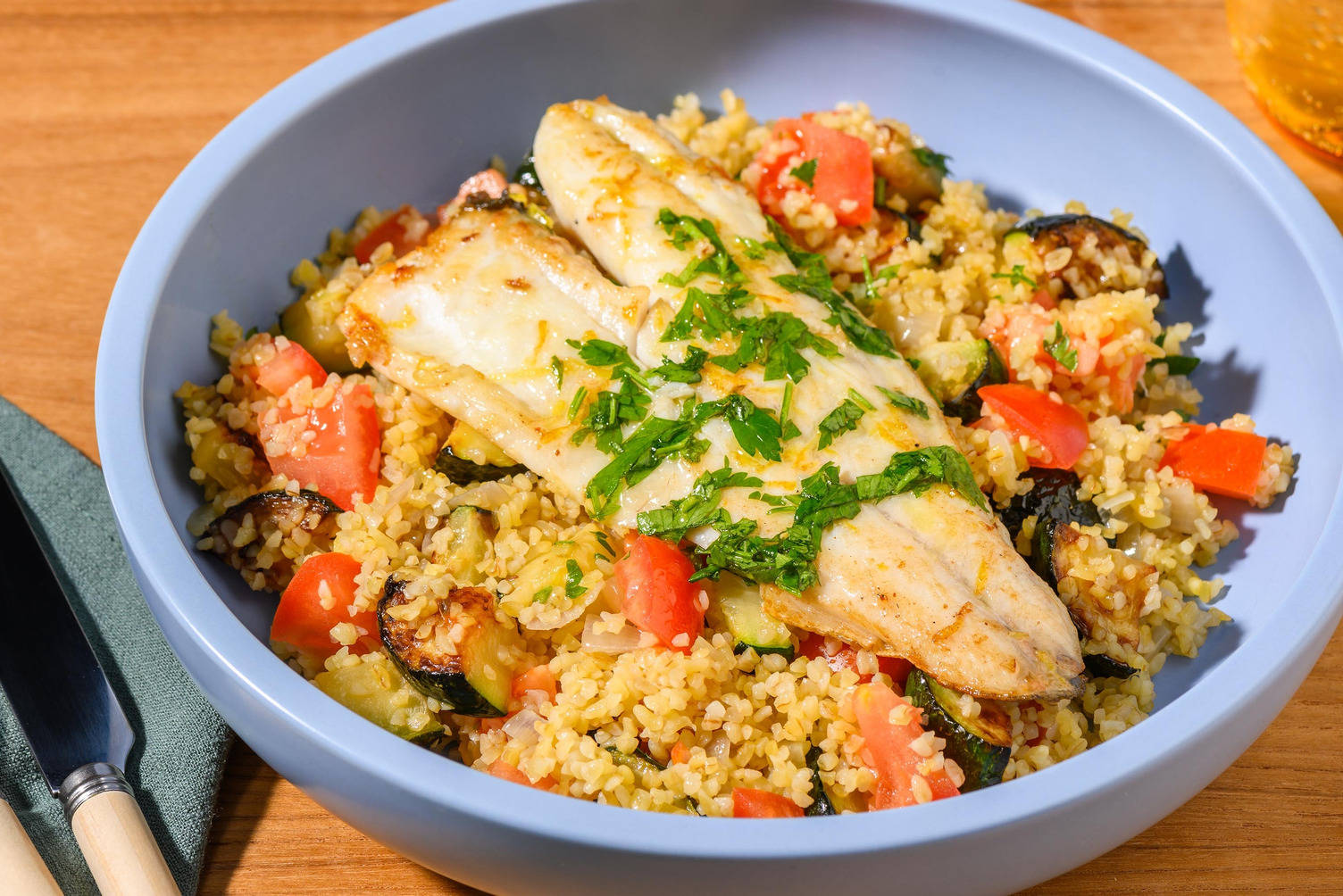 Lemon and Herb Sea Bass