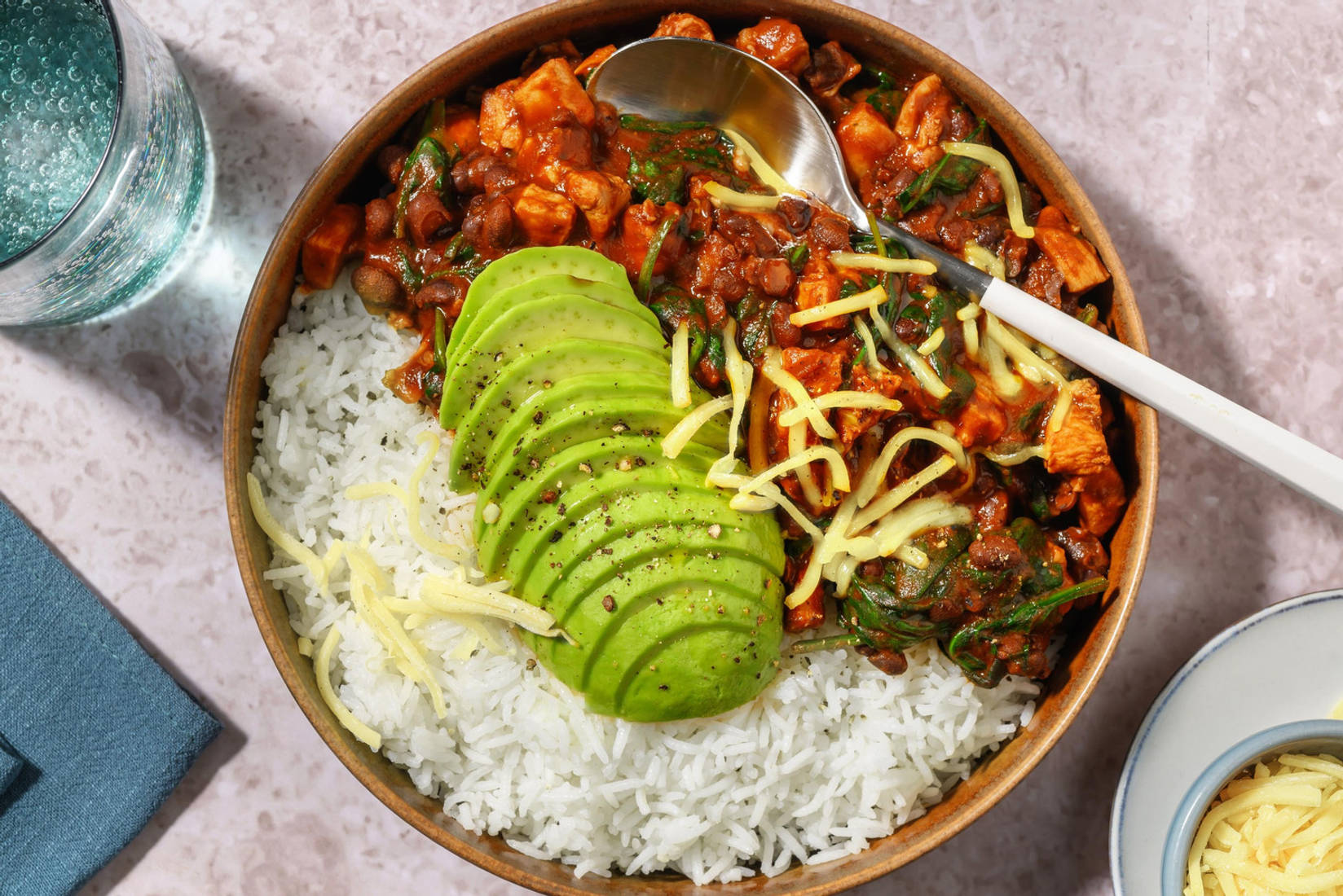 Chipotle BBQ Chicken and Bean One Pot