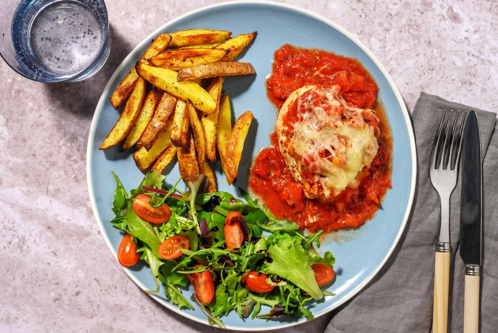 Fuss-Free Cheesy Marinara Chicken Bake