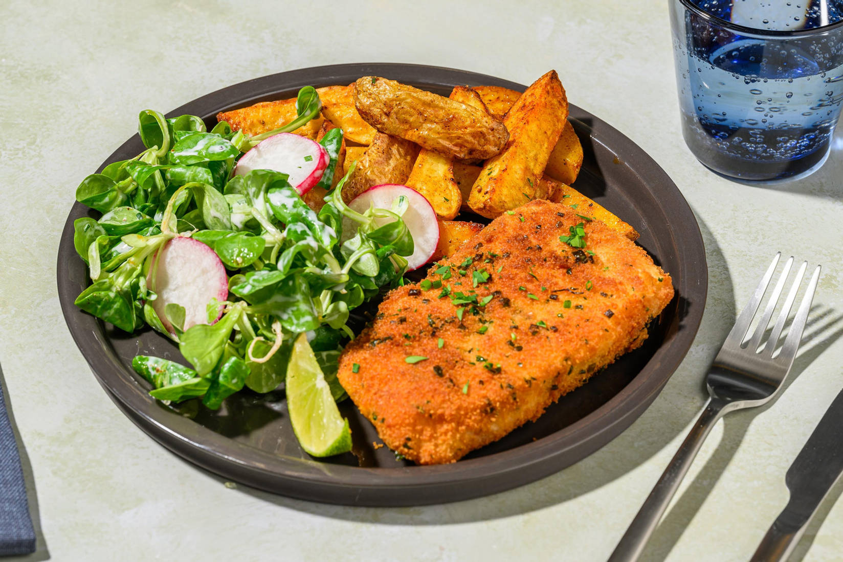 Knuspriges Kräuterplätzli