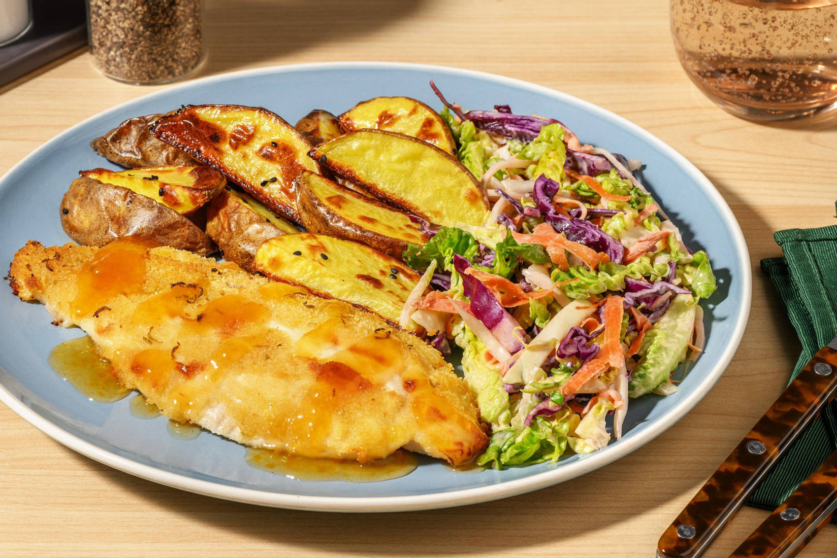 Caribbean Style Jerk Crusted Basa