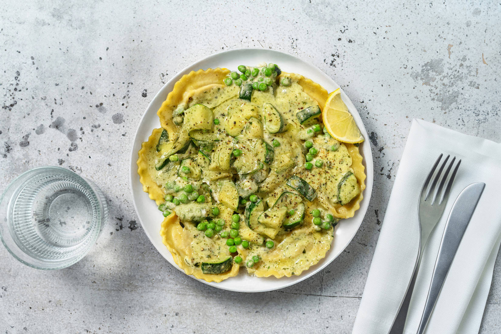 Creamy Parma Ham & Parmigiano Filled Pasta