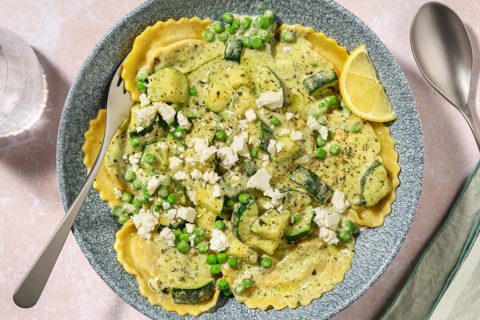 Creamy Prawn, Parma Ham & Parmigiano Filled Pasta