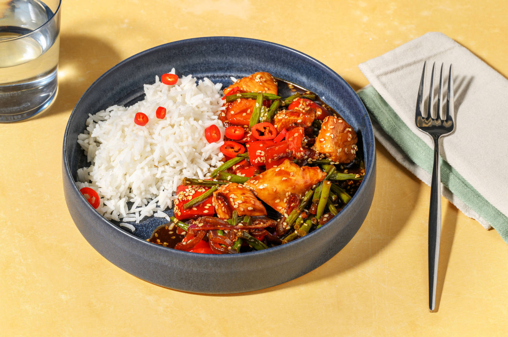 Speedy Teriyaki Sesame Double Chicken