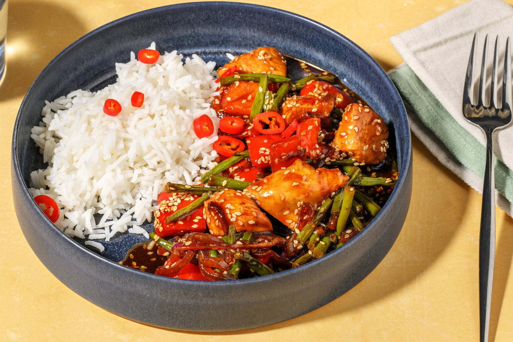 Speedy Teriyaki Sesame Double Chicken