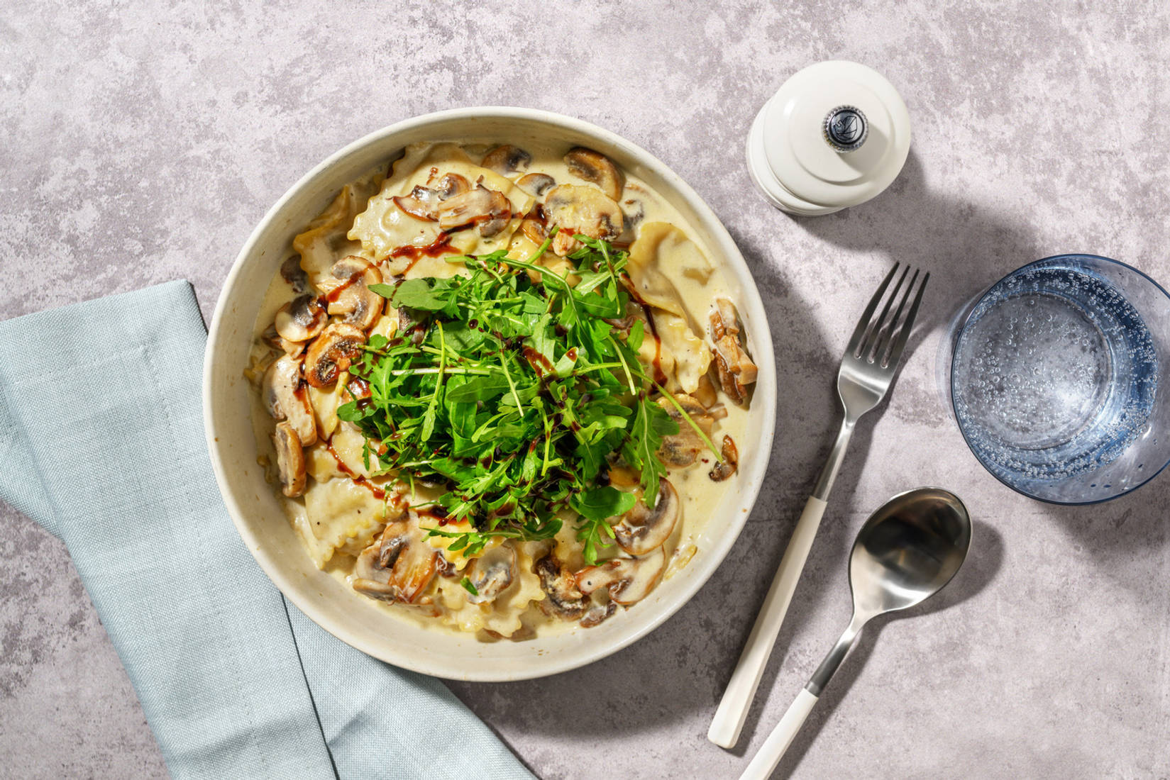 Super Quick Spinach and Ricotta Ravioli