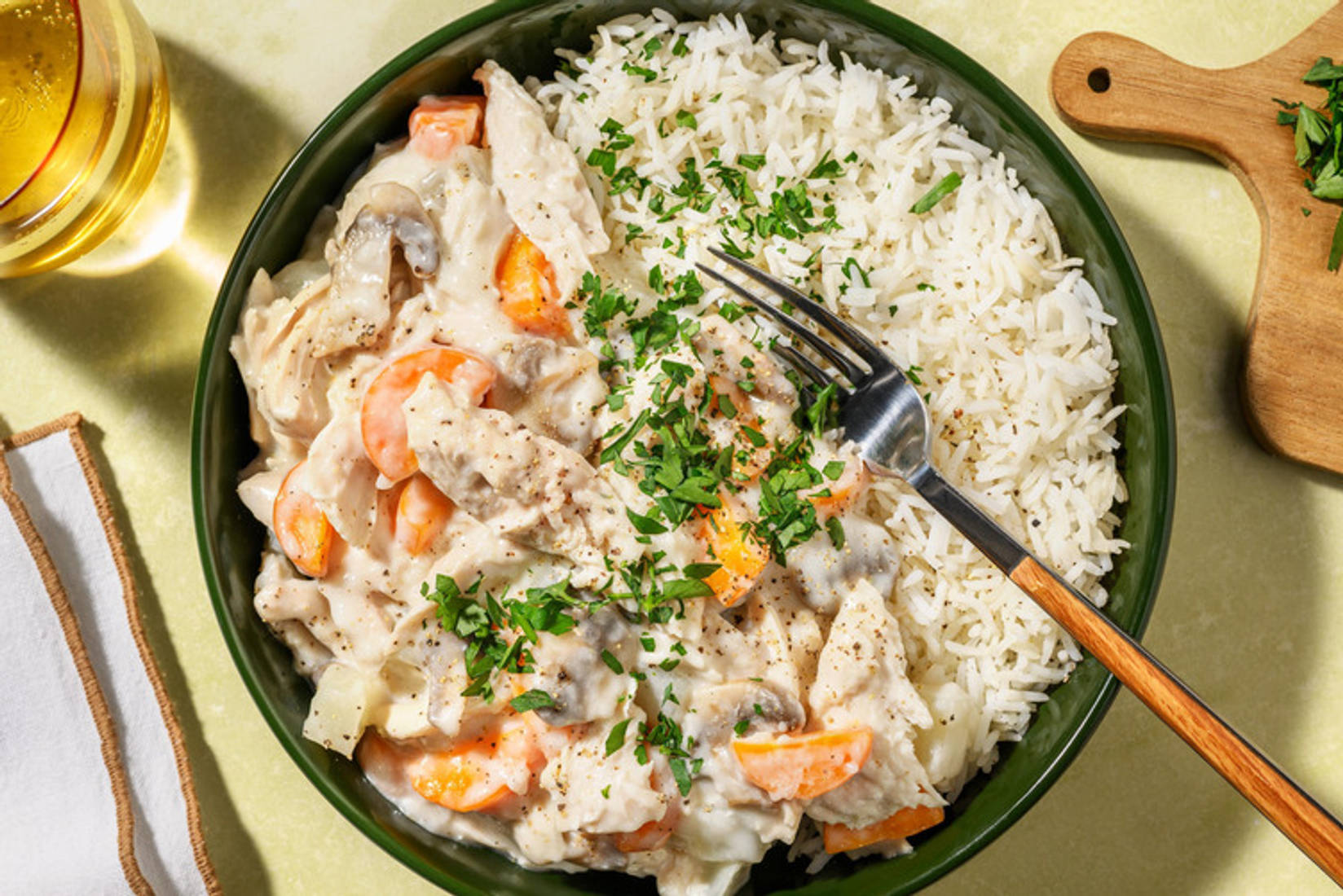 Oma's Hühnerfrikassee