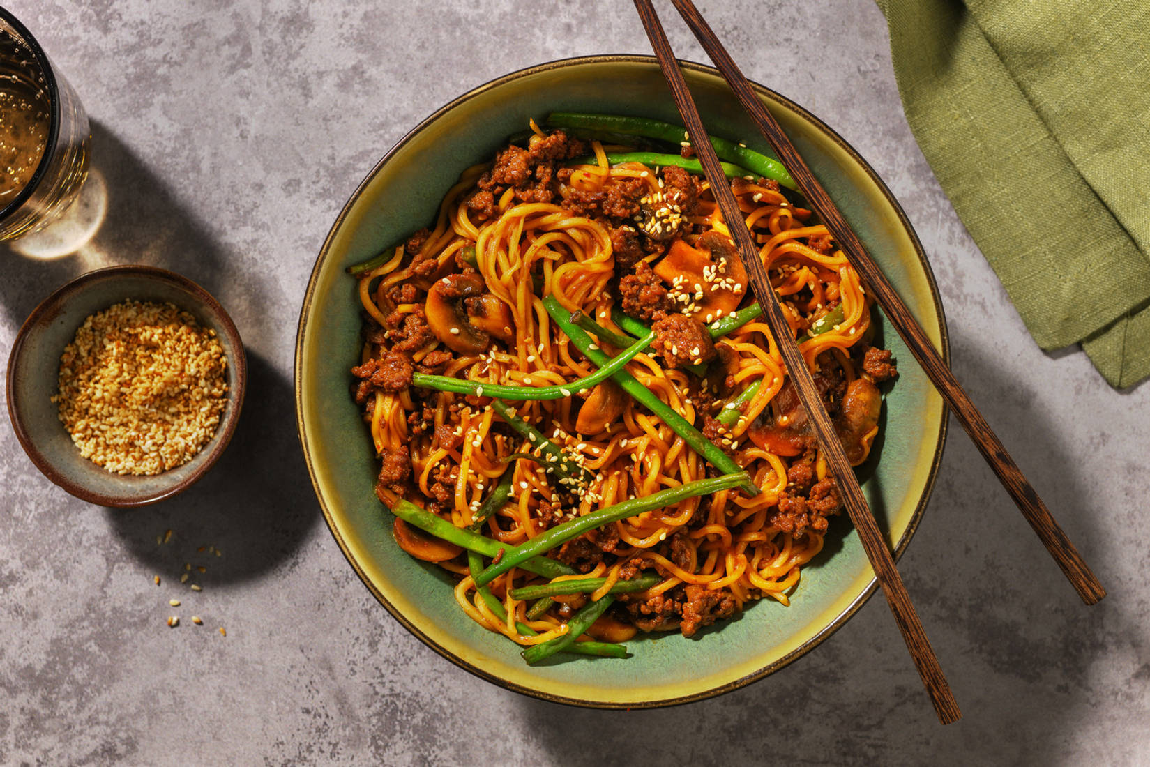 Miso Double Beef and Mushroom Noodles