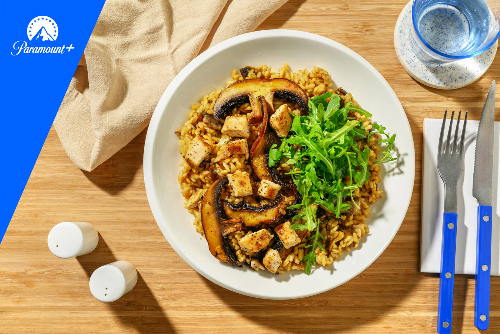 Misty's Forbidden Chicken, Truffle and Mushroom Risotto