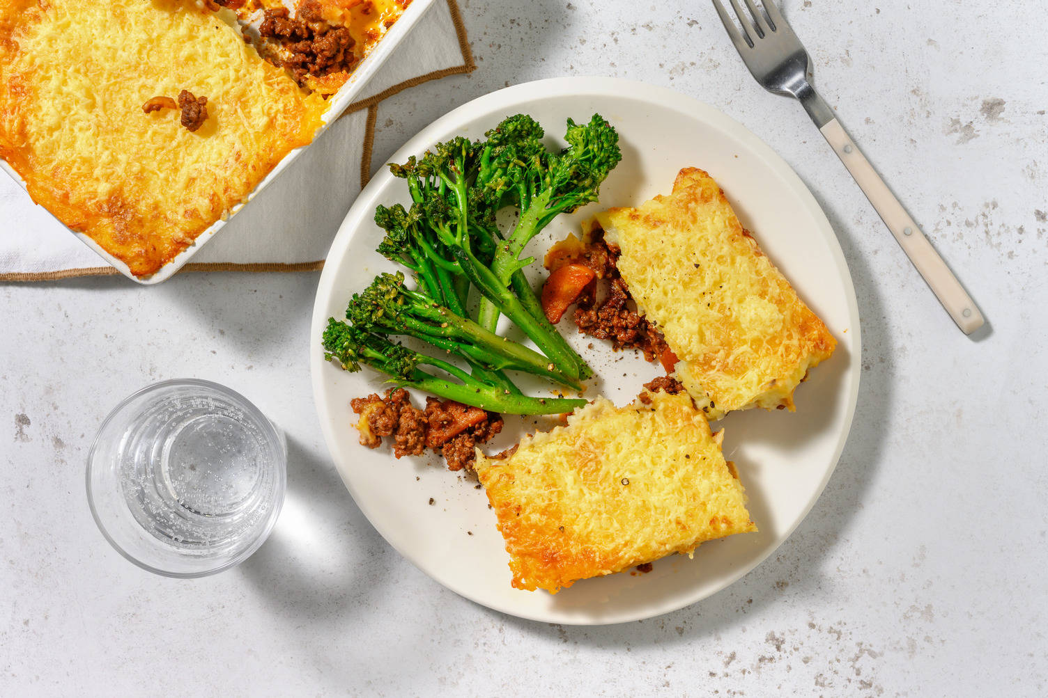 Chermoula Spiced and Red Wine Shepherd's Pie