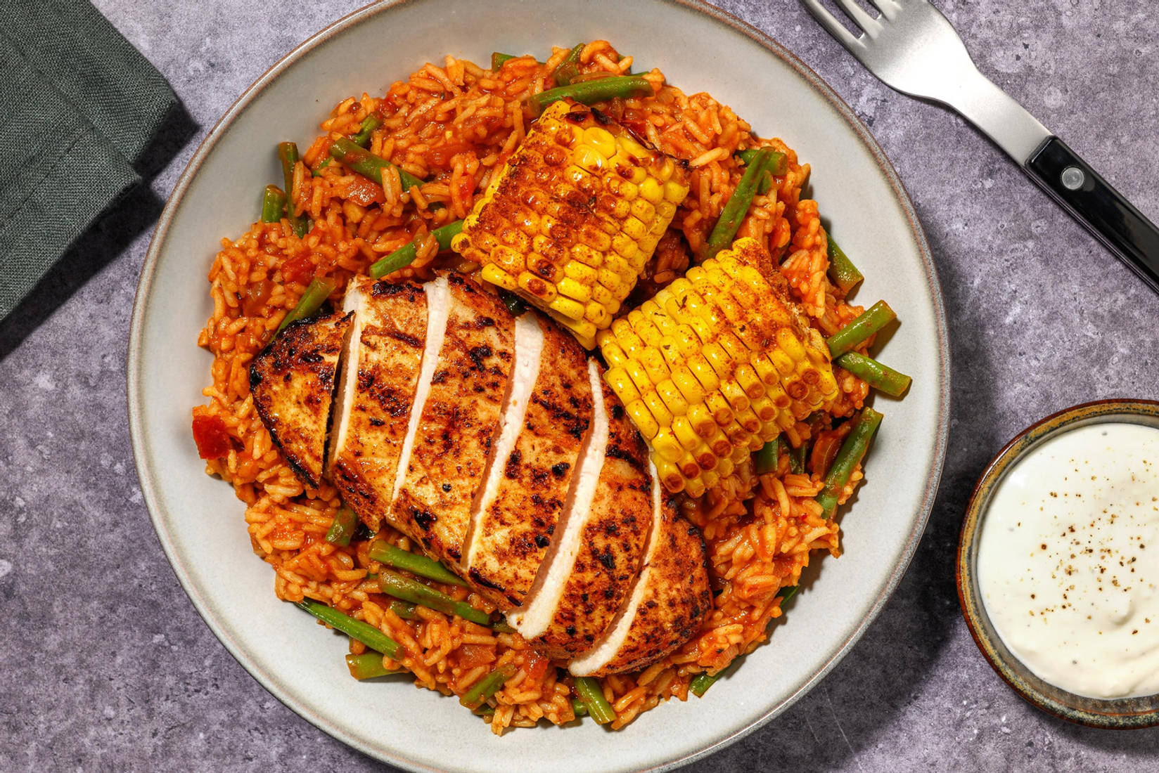 Jambalaya! Pikante Reispfanne mit extra Bio-Hähnchen